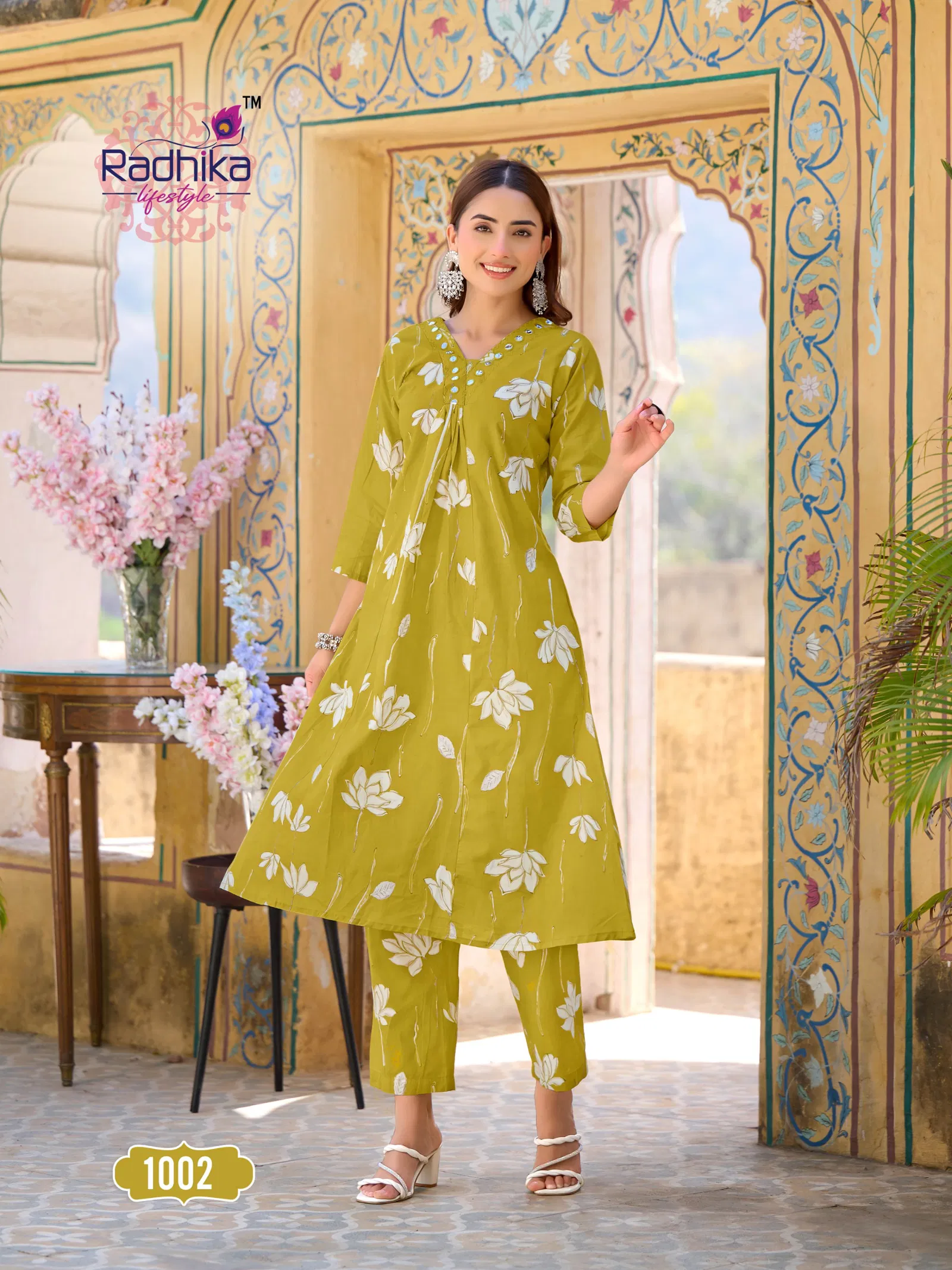 Cotton Bells Vol 1 By Radhika Cotton  Printed Kurti With Bottom Exporters In India